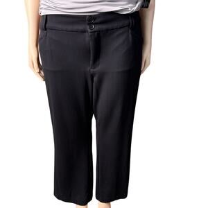 Studio by Torrid Black Stretch Ponte Dress Pants Size 28 Short